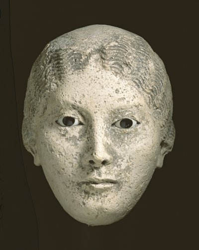 Model of the Head of a Woman by Roman Period Egyptian